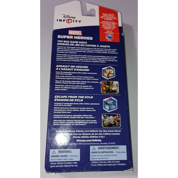 Disney / Infinity 2.0 Ed: Originals-Toy Box Game Discs Marvel Super Heroes (NIB) - Picture 2 of 2